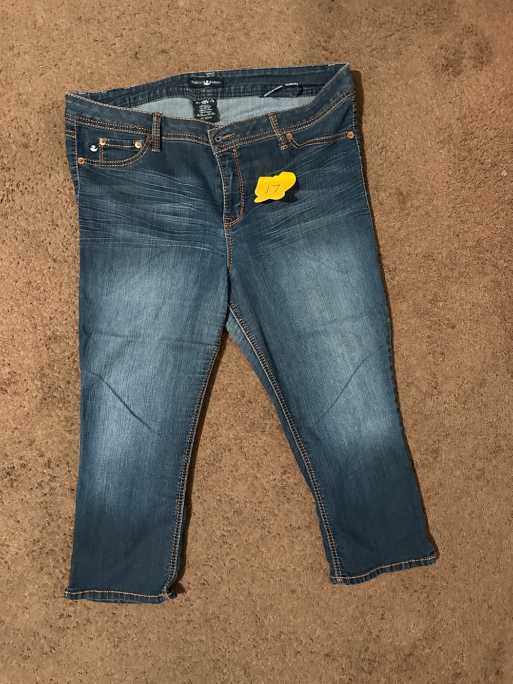 Women’s Ankle-Length Denim Jeans in Blue